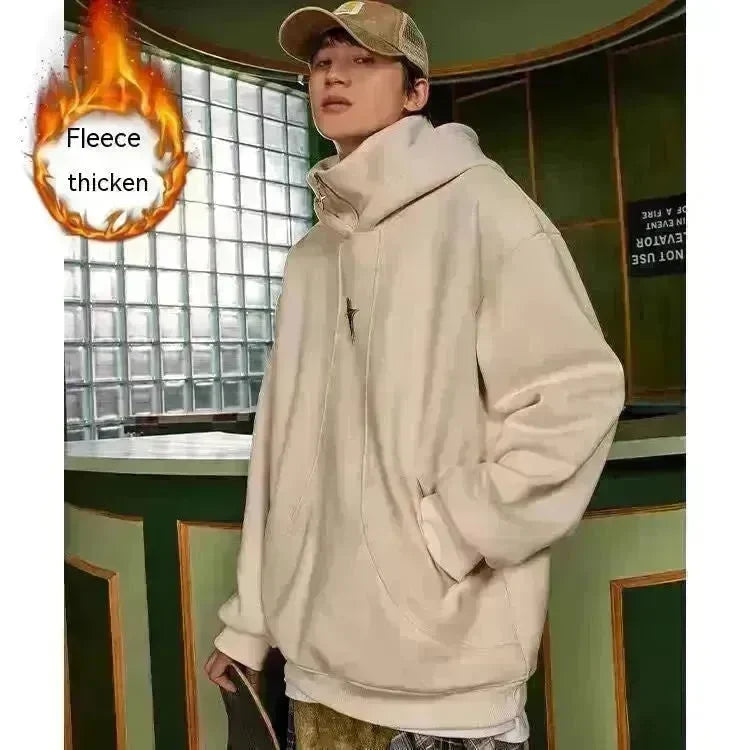 Fashion Turtleneck Street Hip pop Hoodie Sweatshirt Men - EX-STOCK CANADA