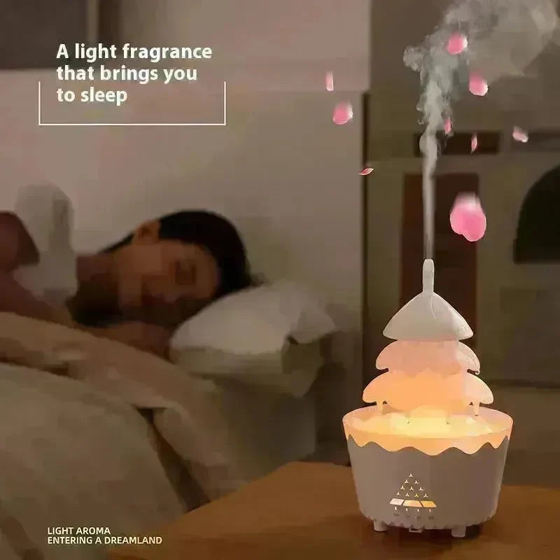 2024 New Design Essential Oil Aroma Diffuser Household Mute Small Remote Control Humidifier Suitable For Home Christmas Gift - EX-STOCK CANADA