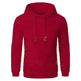 Men's Jacquard Sweatshirt Long-sleeved Hoodie Warm Color  Sports Pullover Top - EX-STOCK CANADA