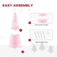 5FT Artificial Christmas Tree, Pencil Christmas Tree With Realistic Branches, Stable Stand EX-STOCK Canada 
