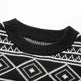 New Trendy Casual Jacquard Knitted Loose Pullover Sweater unisex - EX-STOCK Canada