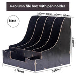 Minimalist Wooden Desk Organizer Office Table Organizer - EX-STOCK Canada