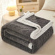 Blanket Double Thickened Warm Coral Fleece Sofa Winter Blanket - EX-STOCK Canada