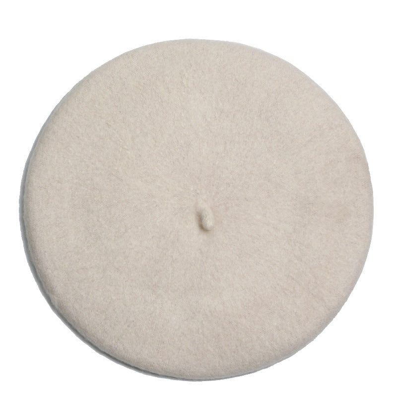 Autumn And Winter Hat Women's Wool Beret | EX-STOCK product gallery photo 22