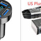 Four-port Car Charger 4USB Car Charger EX-STOCK Canada 