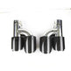Four-outlet Double-tail Stainless Steel Exhaust Pipe - EX-STOCK Canada