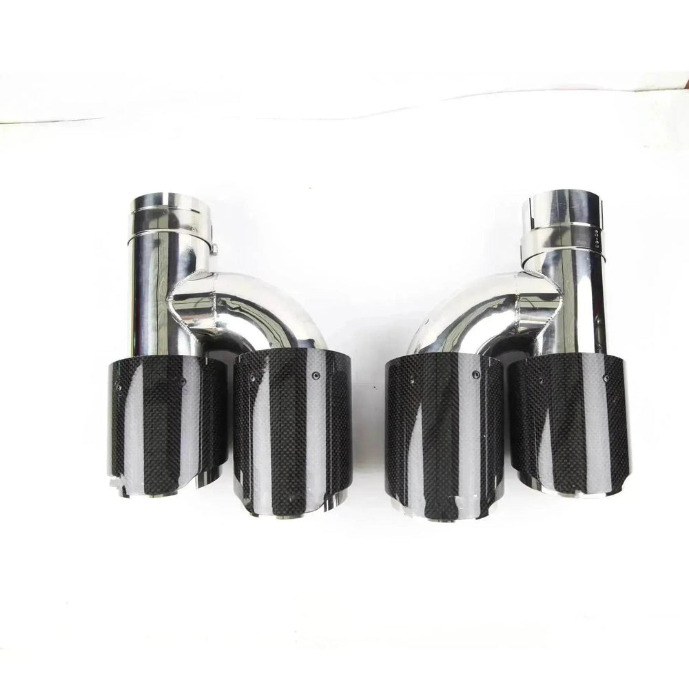 Four-outlet Double-tail Stainless Steel Exhaust Pipe - EX-STOCK Canada