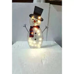 Christmas Scene Decoration With LED Lights Christmas Snowman Ornaments - EX-STOCK CANADA