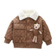 Boys' Thick Leather Coat Lapel Long-sleeved Jacket - EX-STOCK Canada