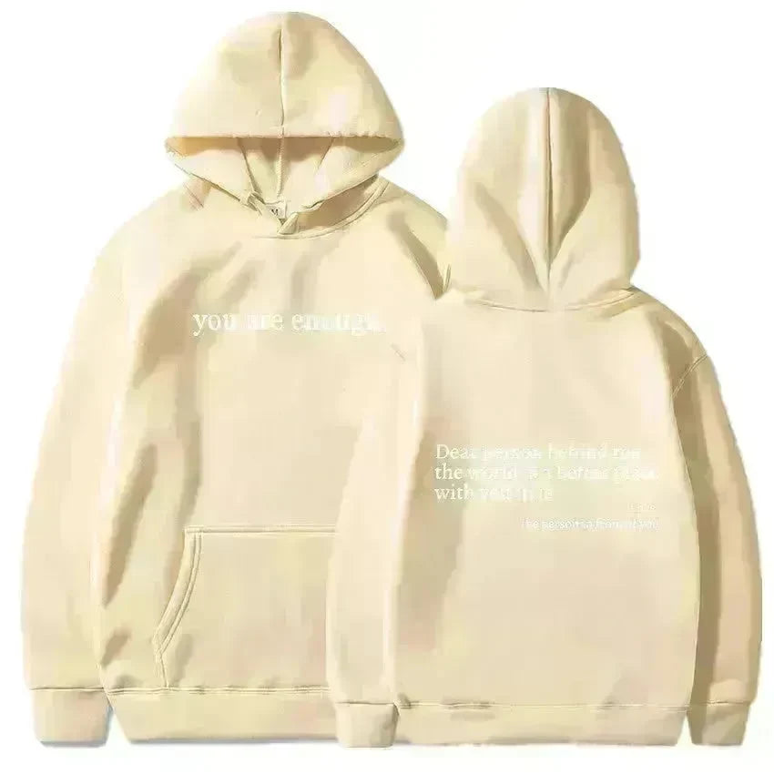Women's Brushed Hoody Plain Letters - EX-STOCK CANADA