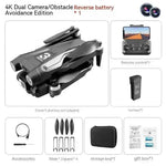 UAV Optical Flow Dual Camera Drone 480p Camera Obstacle Avoidance Aerial Photography Foldable Quadcopter EX-STOCK