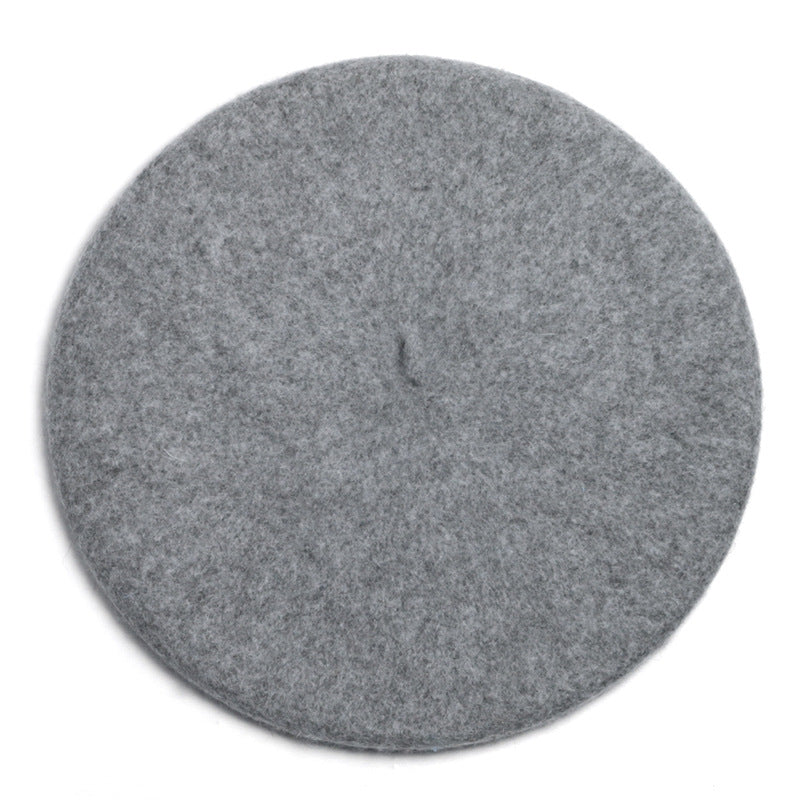 Autumn And Winter Hat Women's Wool Beret | EX-STOCK product gallery photo 12