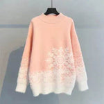 Ugly Christmas Knitted Women's Snowflake Sweater Top - EX-STOCK Canada