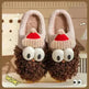 Cartoon Bearded Santa Claus Slippers Home Warm Non-slip Plush   Cotton Shoes Christmas Couple Floor Bedroom Slipper Women Men - EX-STOCK CANADA