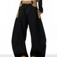 Retro Minority Design Inside-out Wear Stitching Baggy Jeans Pant For Women - EX-STOCK Canada
