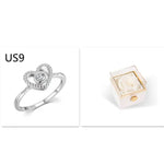 Fashion Acrylic Rotating Valentine Rose Jewelry gift Box - EX-STOCK Canada