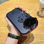 Glitter Astronaut Camera Stand Phone Case Invisible Lens Soft Cover - EX-STOCK Canada