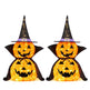 2Packs 3FT Halloween Collapsible Lighted Pumpkin Decoration, 176 LED Pop-Up Pumpkin Lamp With Cape, Plug In Halloween Jack-O-Lantern With Metal Stand For Indoor Outdoor Garden Patio Party Decor - EX-STOCK Canada