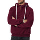 New Men's Heavy Fleece-lined Half-zip Sporty Casual Hooded Sweatshirt EX-STOCK Canada 