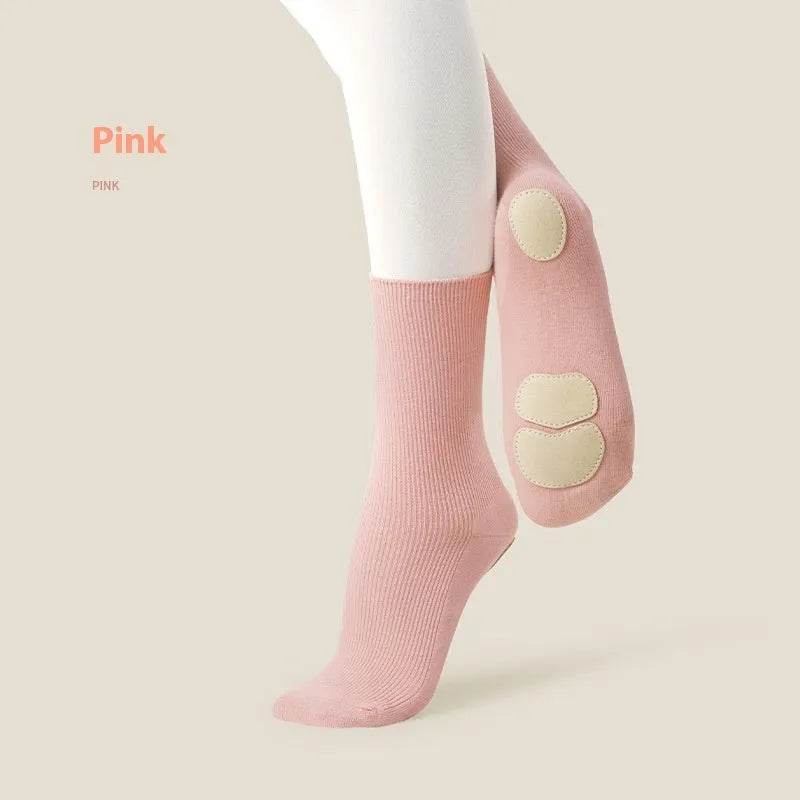 Mid Length Professional Classical Non-slip Dance Practice Socks - EX-STOCK Canada