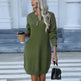 Autumn Winter Knitted Pullover Mini Sweater Dress - EX-STOCK Canada