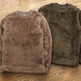 Autumn And Winter Plush Fuzzy Crewneck Pullover top for male - EX-STOCK Canada