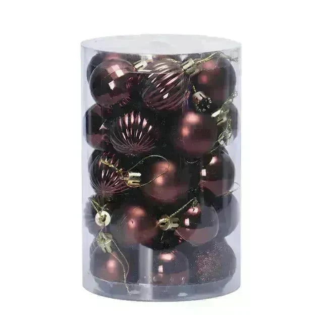 34 Christmas Ball Set 4cm Christmas Ornaments - EX-STOCK CANADA