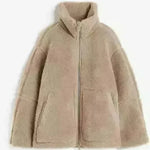 New Fashion Loose Anti-cashmere Hooded Zipper Huge Fleece Winter Jacket - EX-STOCK CANADA