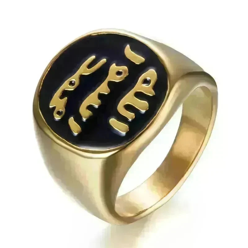 Arab ArabMen's Alloy Ring Middle East Men Ring - EX-STOCK CANADA
