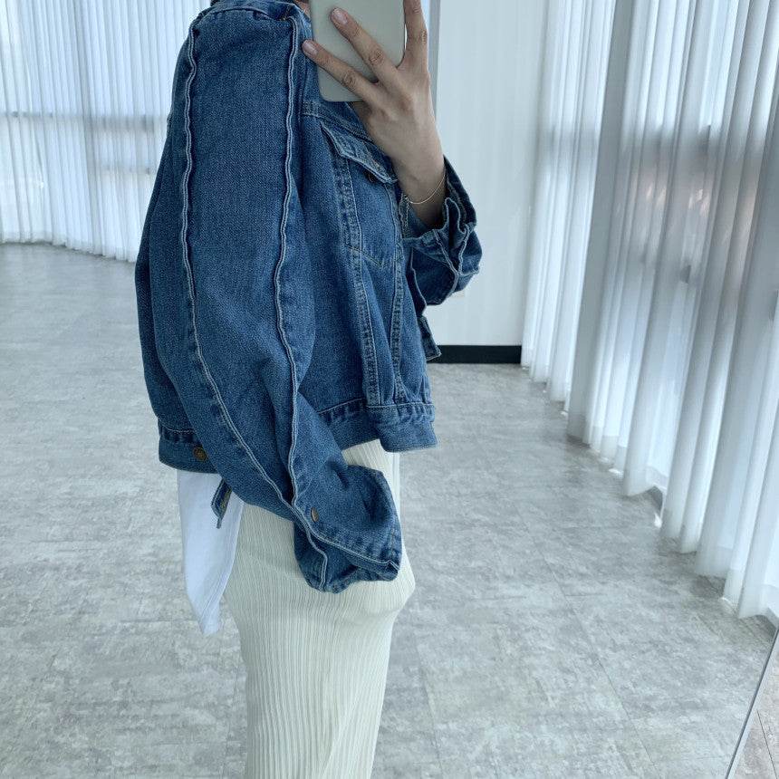 Design Loose Denim Jacket For Women - EX-STOCK Canada