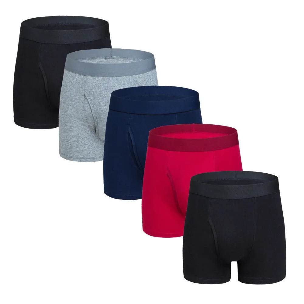 Large Size Men's Cotton Boxer Briefs with pouch Underwear - EX-STOCK Canada