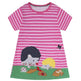 Casual Girls' Skirt gown Cartoon Printed Cotton Dress for kids - EX-STOCK Canada