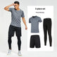 Sports Suit Gym Tights Quick-drying Morning And Night Running Workout Clothes - EX-STOCK CANADA