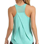 I-shaped Vest Mesh Yoga Sports Running Vest Sleeveless Workout Clothes - EX-STOCK CANADA