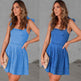 Fashion Personalized Sling Denim Women's mini Dress - EX-STOCK Canada