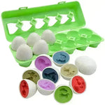 Baby Learning Educational Toy Smart Egg Toy Games Shape Matching Sorters Toys Montessori Eggs Toys For Kids Children - EX-STOCK CANADA