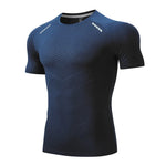Muscle fit Gym T-shirt exercise shirts mens athletic shirt - EX-STOCK CANADA