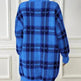 Deer Plush V-neck Long Sleeve Plaid Winter Jumper Mini dress - EX-STOCK CANADA