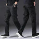 Overalls Men's Outdoor Casual Trousers Pure Cotton Straight Loose Multi-pocket Cargo Pant - EX-STOCK CANADA