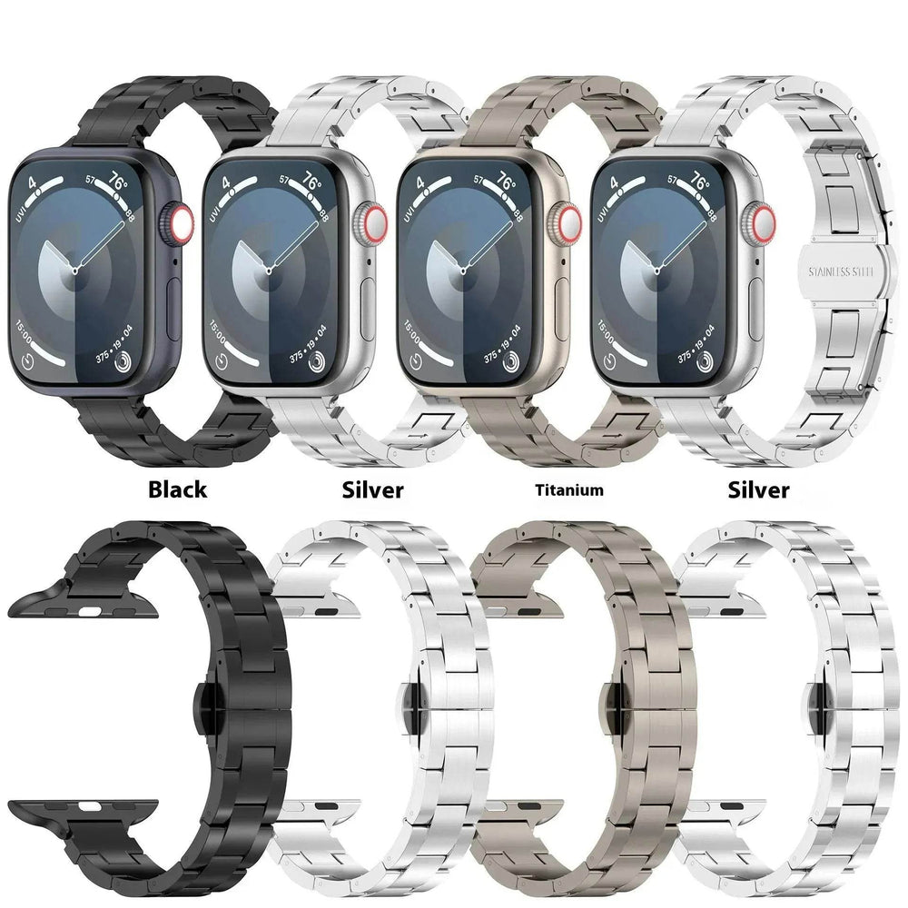 Replaceable Metal Watch Strap Suitable for Apple Smartwatch - EX-STOCK Canada