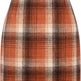 Women's High Waist Plaid Tight Pencil Wool Mini Skirt - EX-STOCK Canada