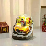 Christmas Rotating Resin Luminous Music Box Ornaments - EX-STOCK CANADA