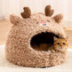 Closed Warm Plush Pet Cat Nest - EX-STOCK Canada