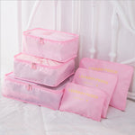 6 PCS Travel Storage Bag Set for Clothes Tidy Organizer EX-STOCK Canada 