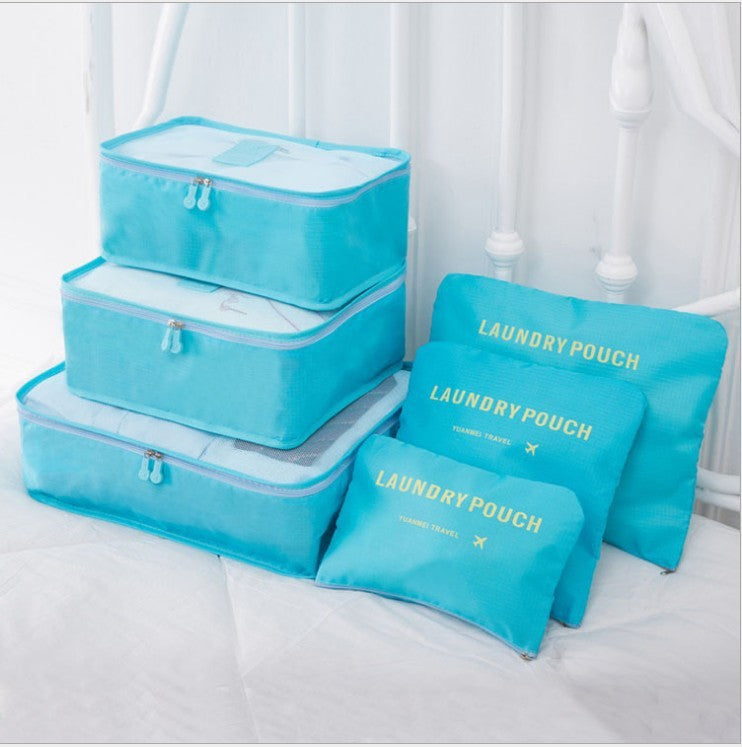 6 PCS Travel Storage Bag Set for Clothes Tidy Organizer EX-STOCK Canada 