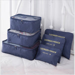 6 PCS Travel Storage Bag Set for Clothes Tidy Organizer EX-STOCK Canada 