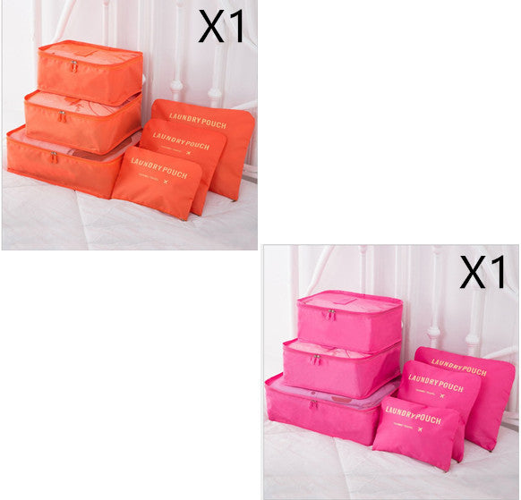 6 PCS Travel Storage Bag Set for Clothes Tidy Organizer EX-STOCK Canada 