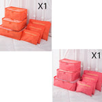 6 PCS Travel Storage Bag Set for Clothes Tidy Organizer EX-STOCK Canada 