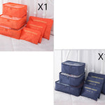 6 PCS Travel Storage Bag Set for Clothes Tidy Organizer EX-STOCK Canada 