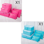 6 PCS Travel Storage Bag Set for Clothes Tidy Organizer EX-STOCK Canada 